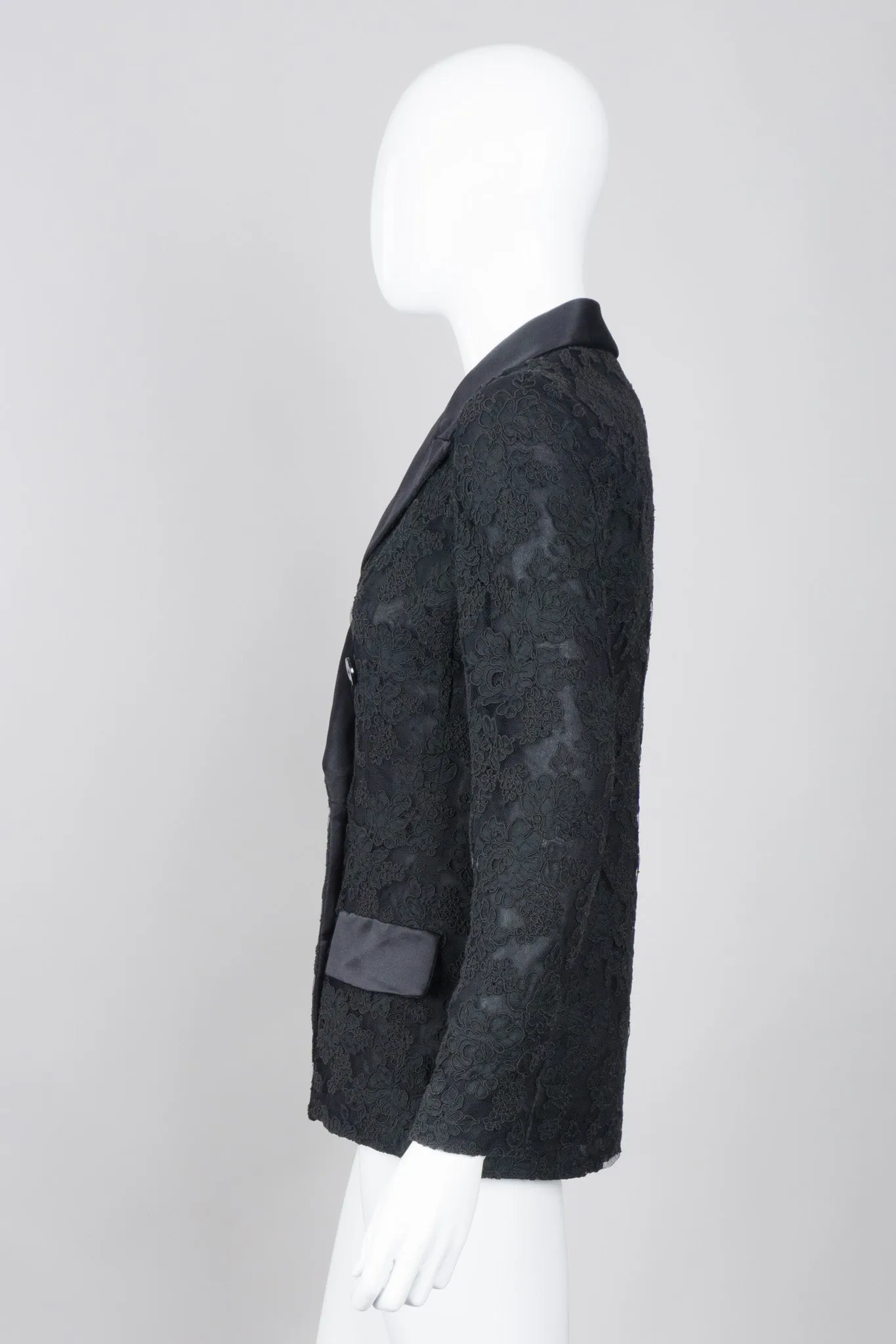Lace Tuxedo Jacket