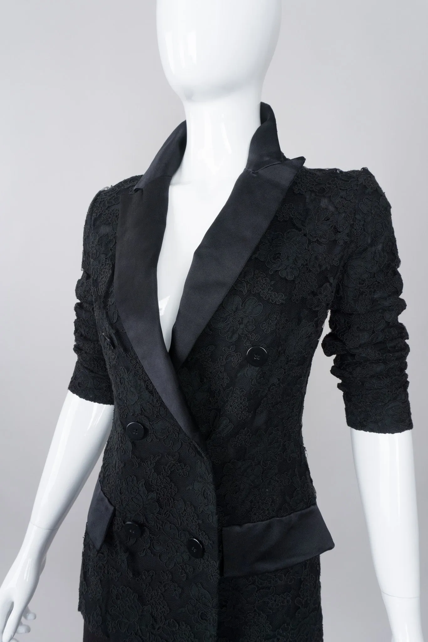 Lace Tuxedo Jacket
