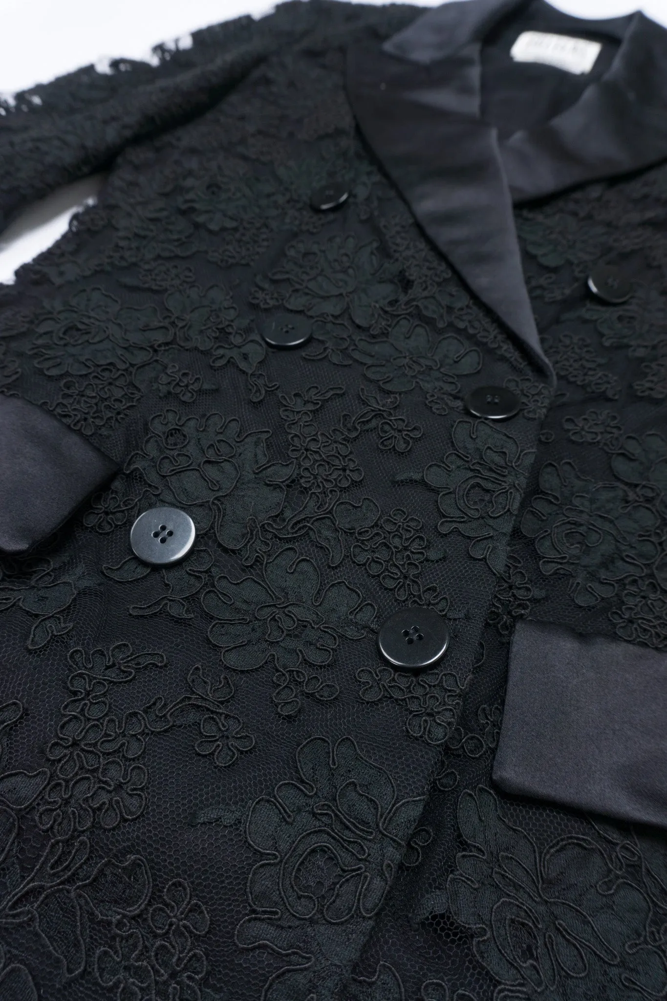 Lace Tuxedo Jacket