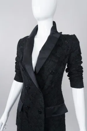 Lace Tuxedo Jacket