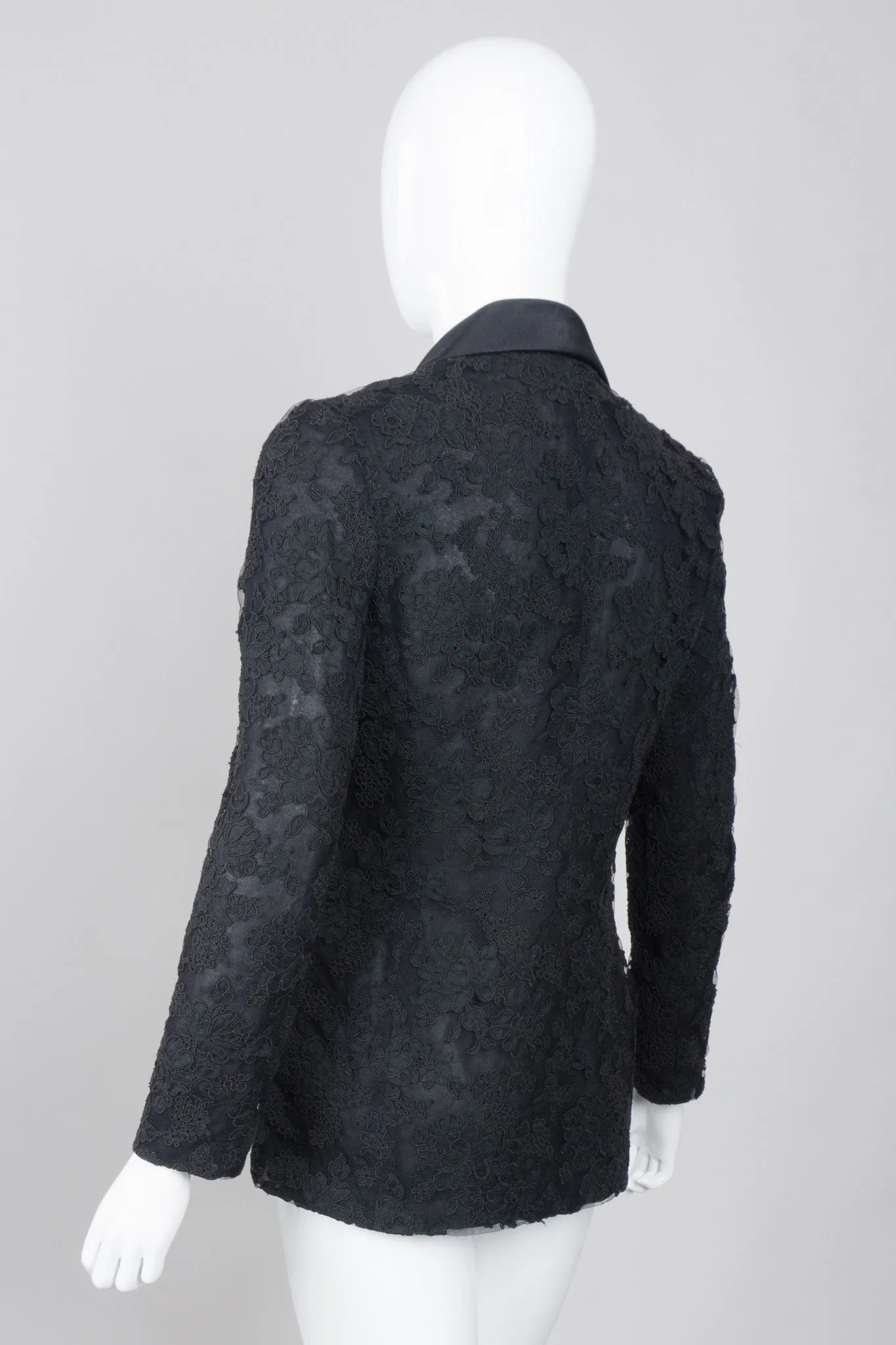 Lace Tuxedo Jacket