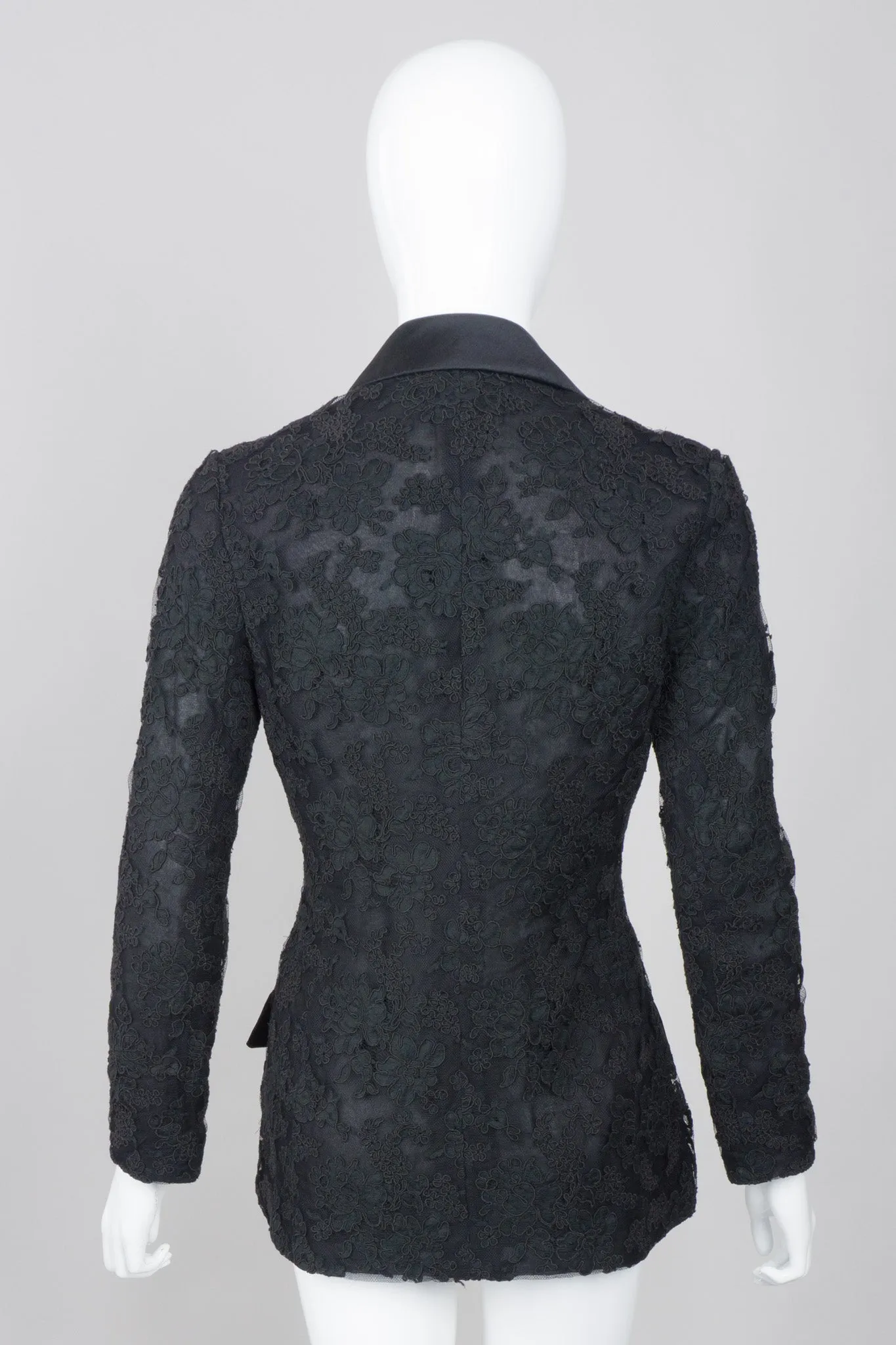 Lace Tuxedo Jacket