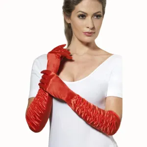 Ladies Red Gloves