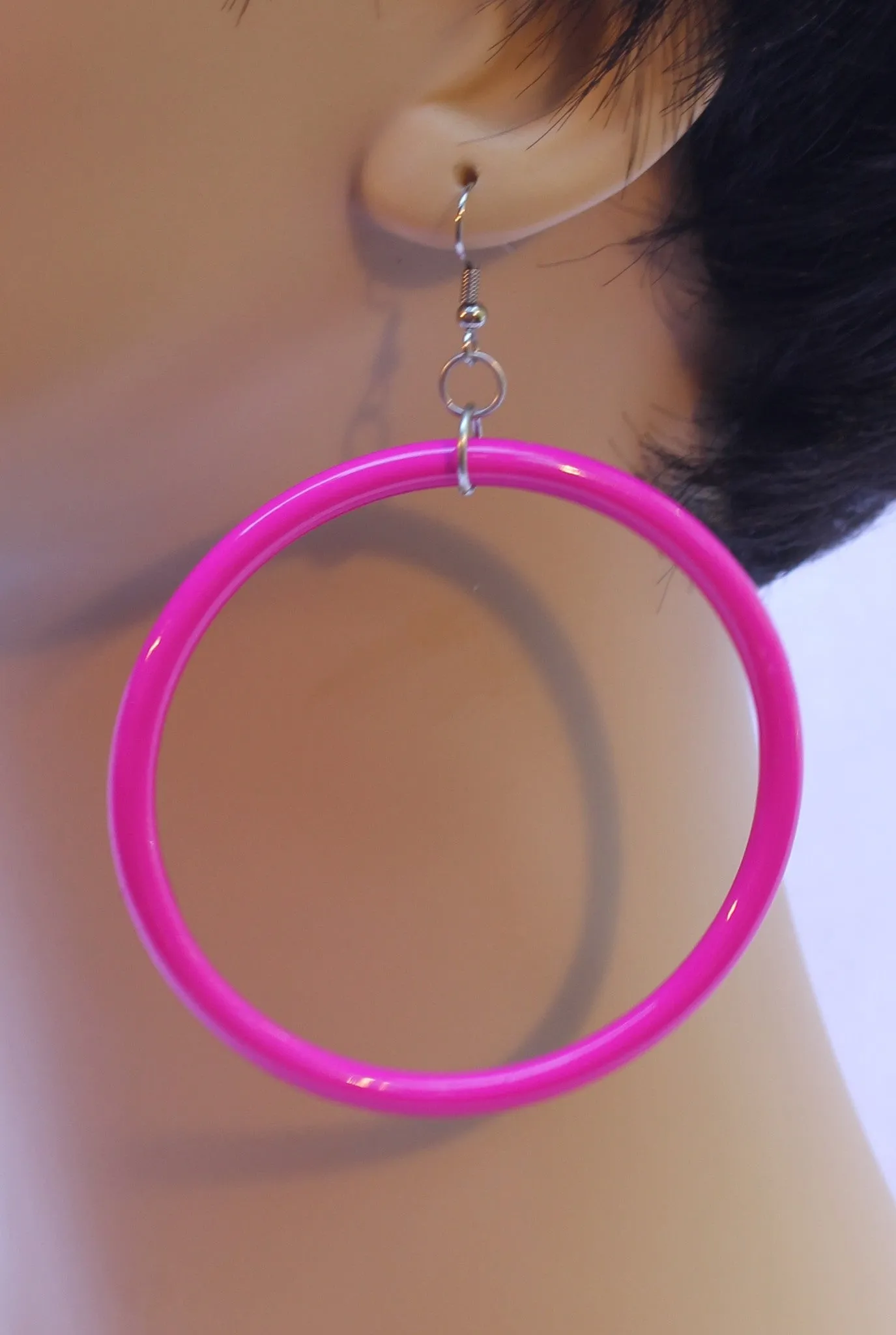 Large 60's Hoop Earrings