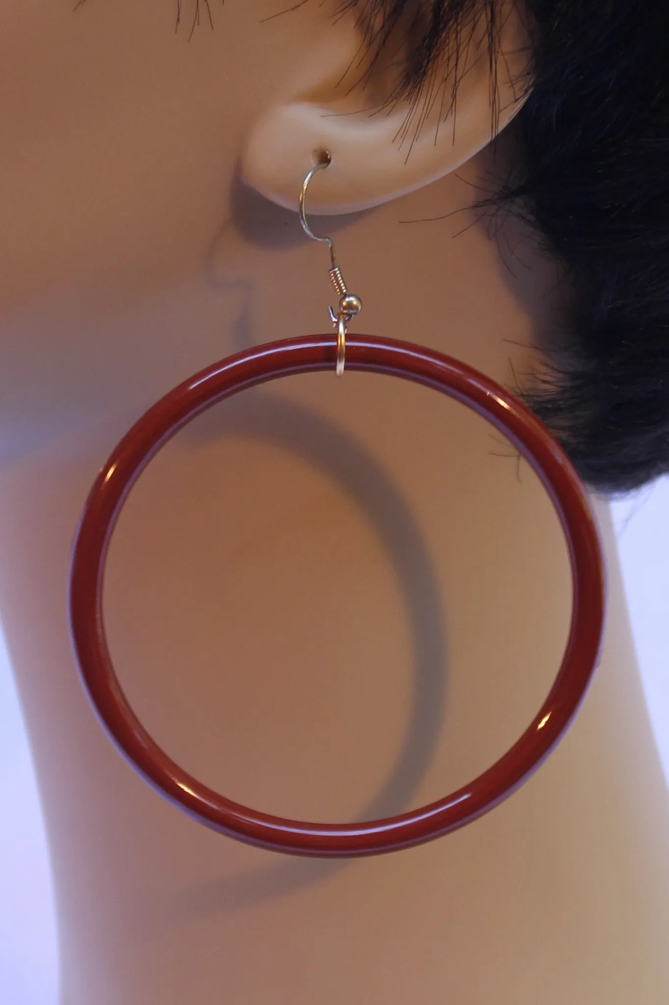 Large 60's Hoop Earrings