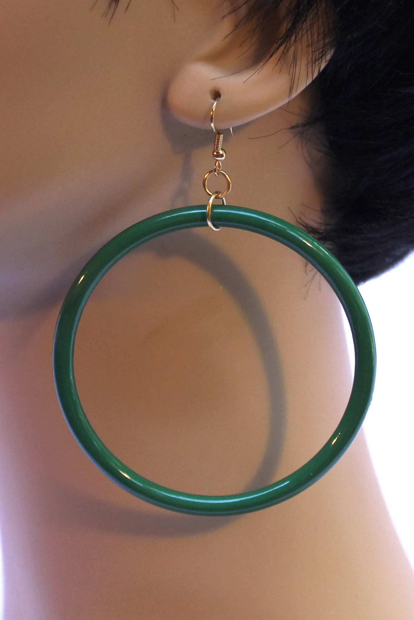 Large 60's Hoop Earrings