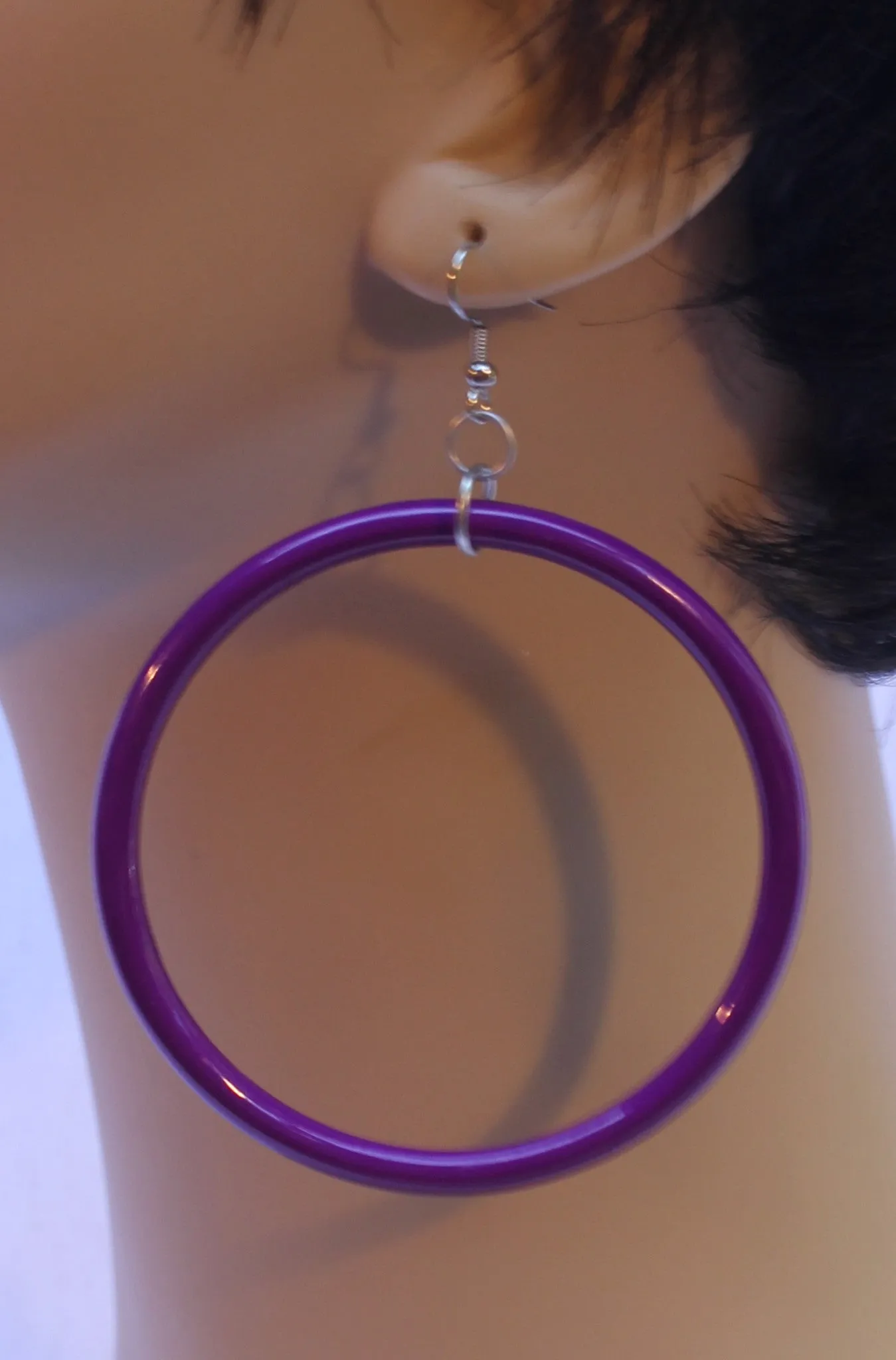 Large 60's Hoop Earrings