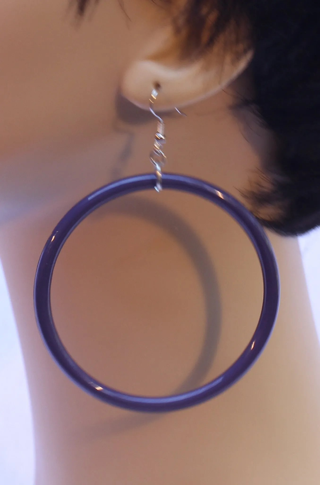 Large 60's Hoop Earrings