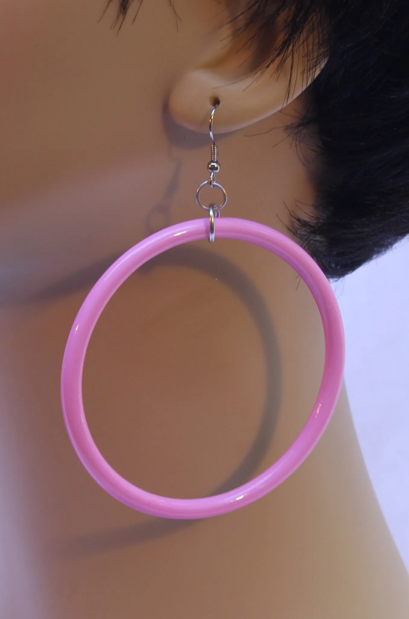 Large 60's Hoop Earrings