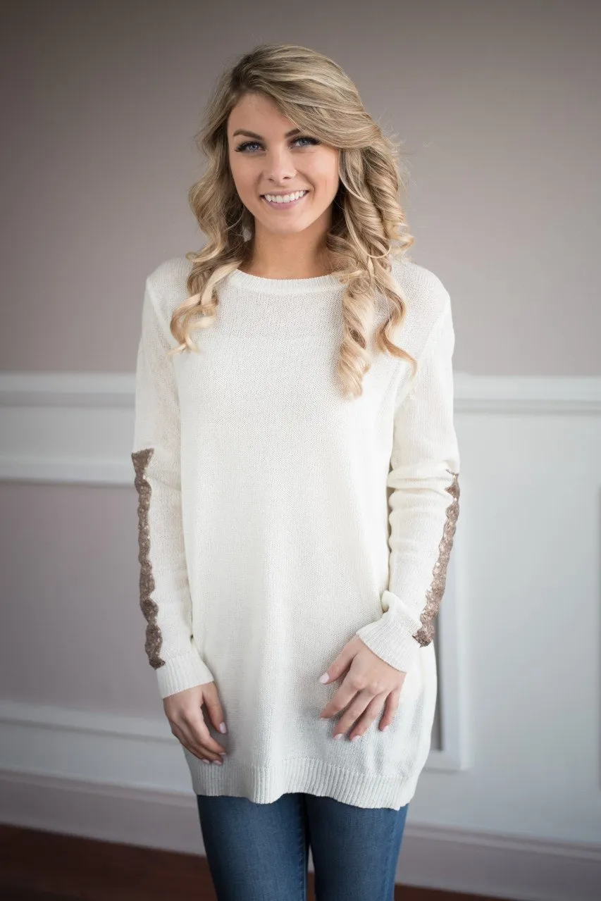 Leave a Little Sparkle ~ Ivory