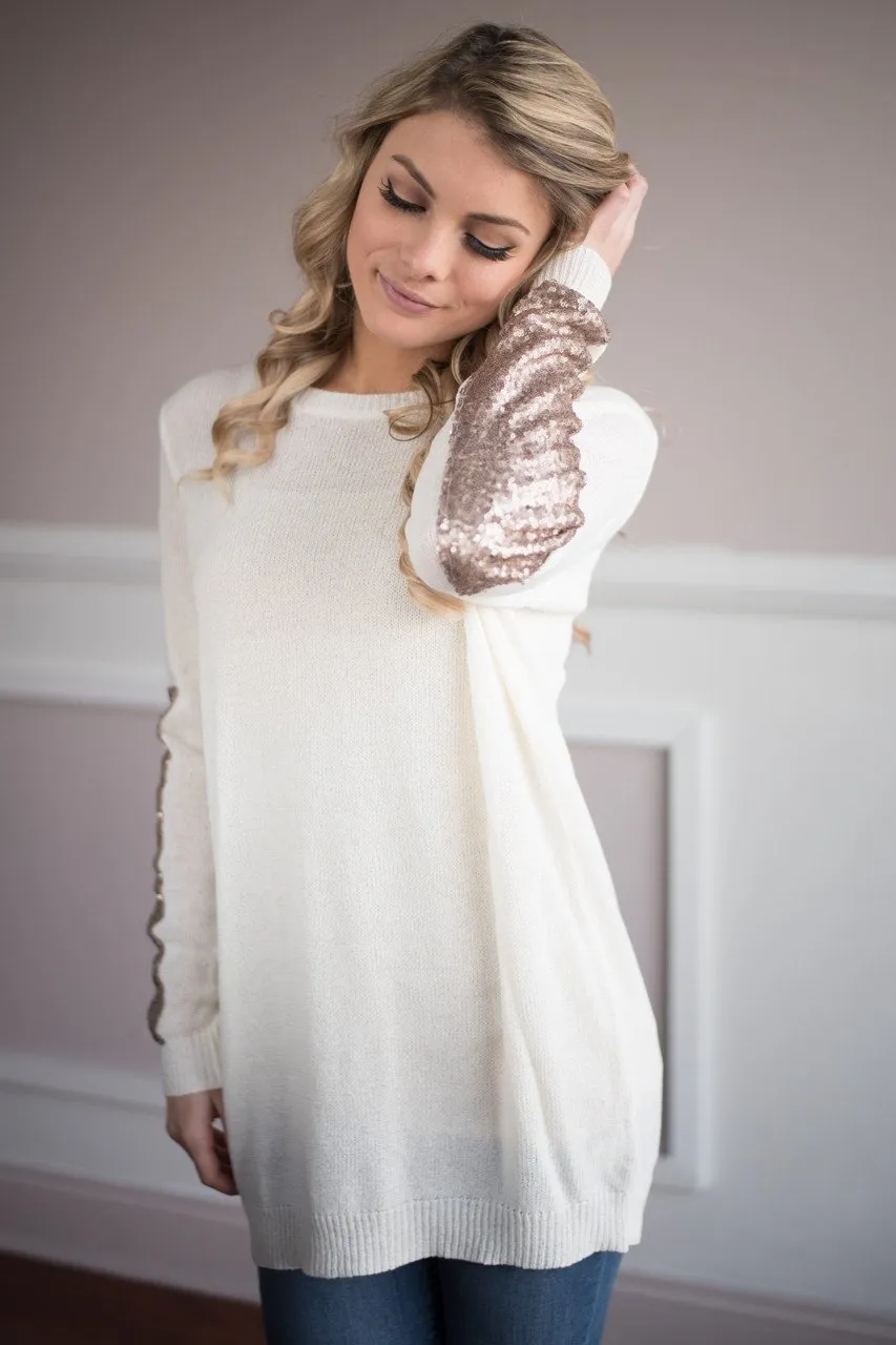 Leave a Little Sparkle ~ Ivory