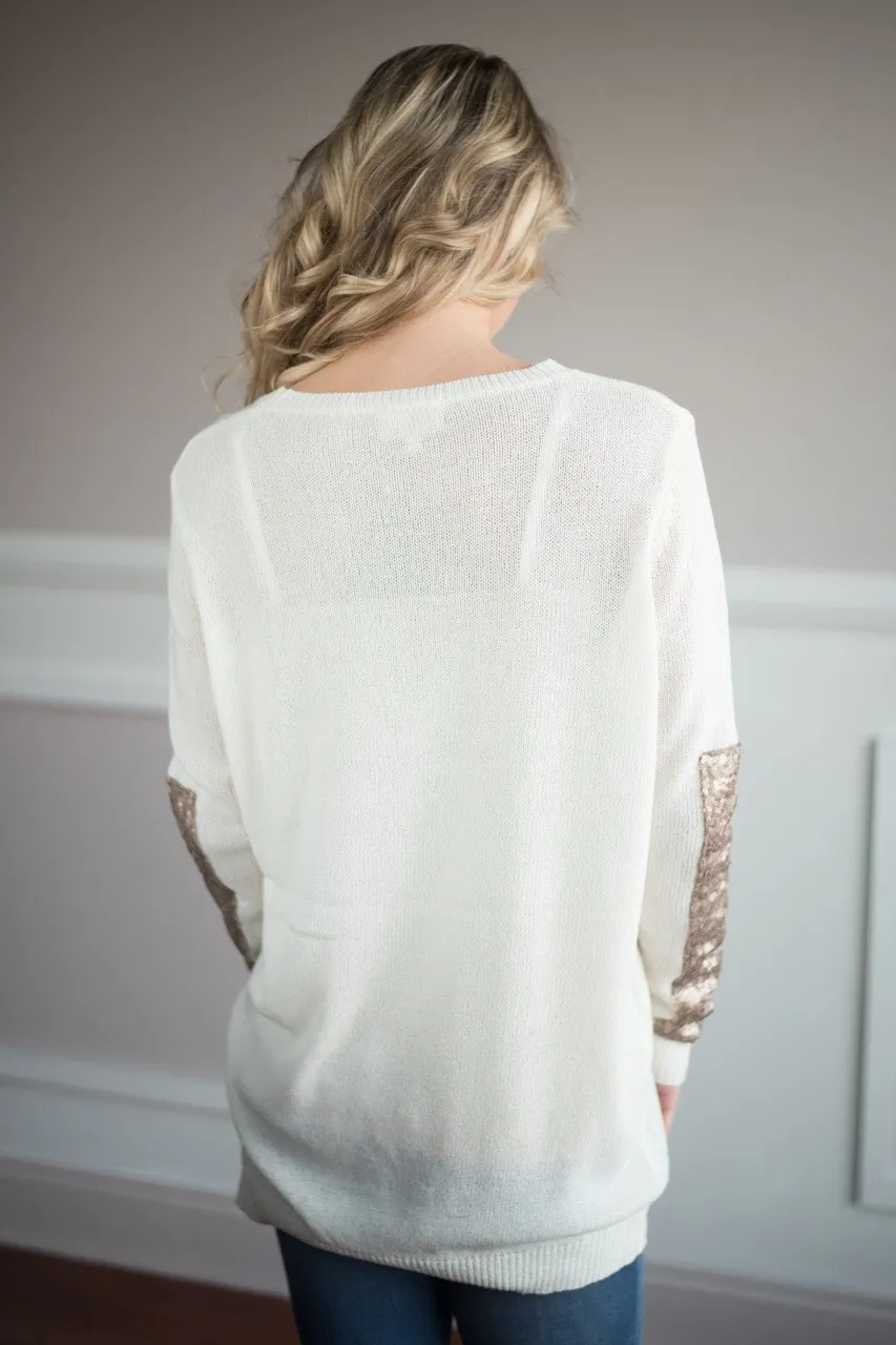 Leave a Little Sparkle ~ Ivory