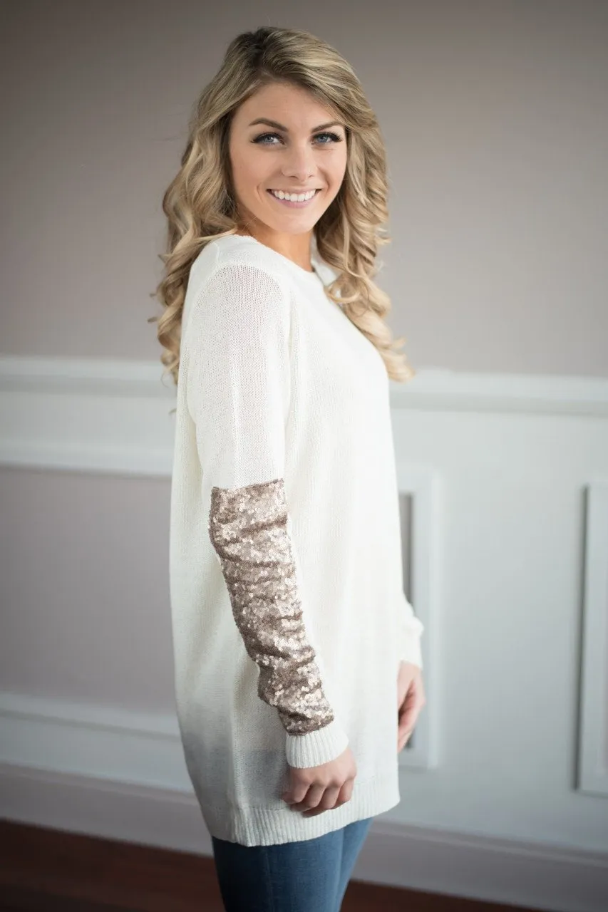Leave a Little Sparkle ~ Ivory