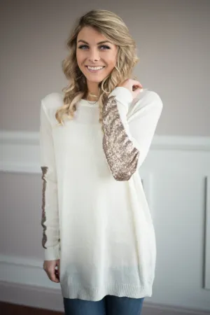 Leave a Little Sparkle ~ Ivory