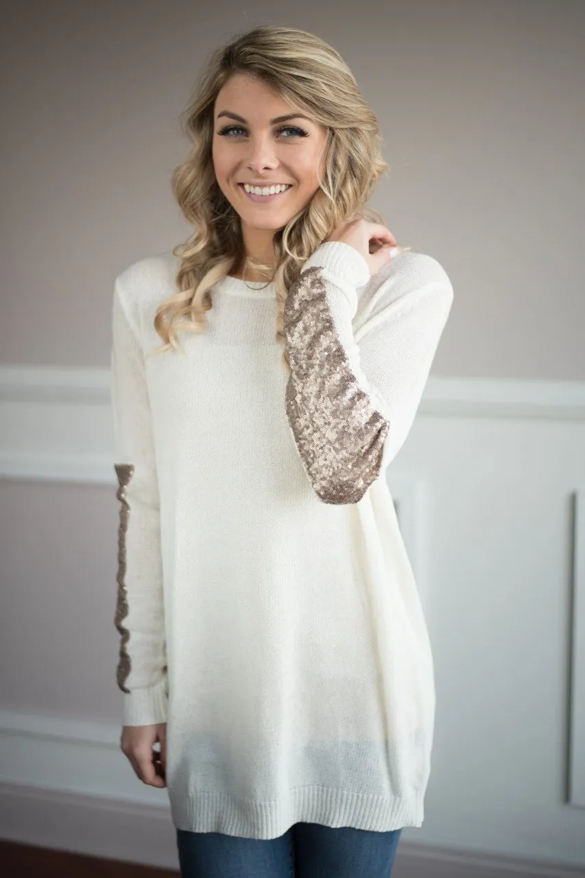 Leave a Little Sparkle ~ Ivory