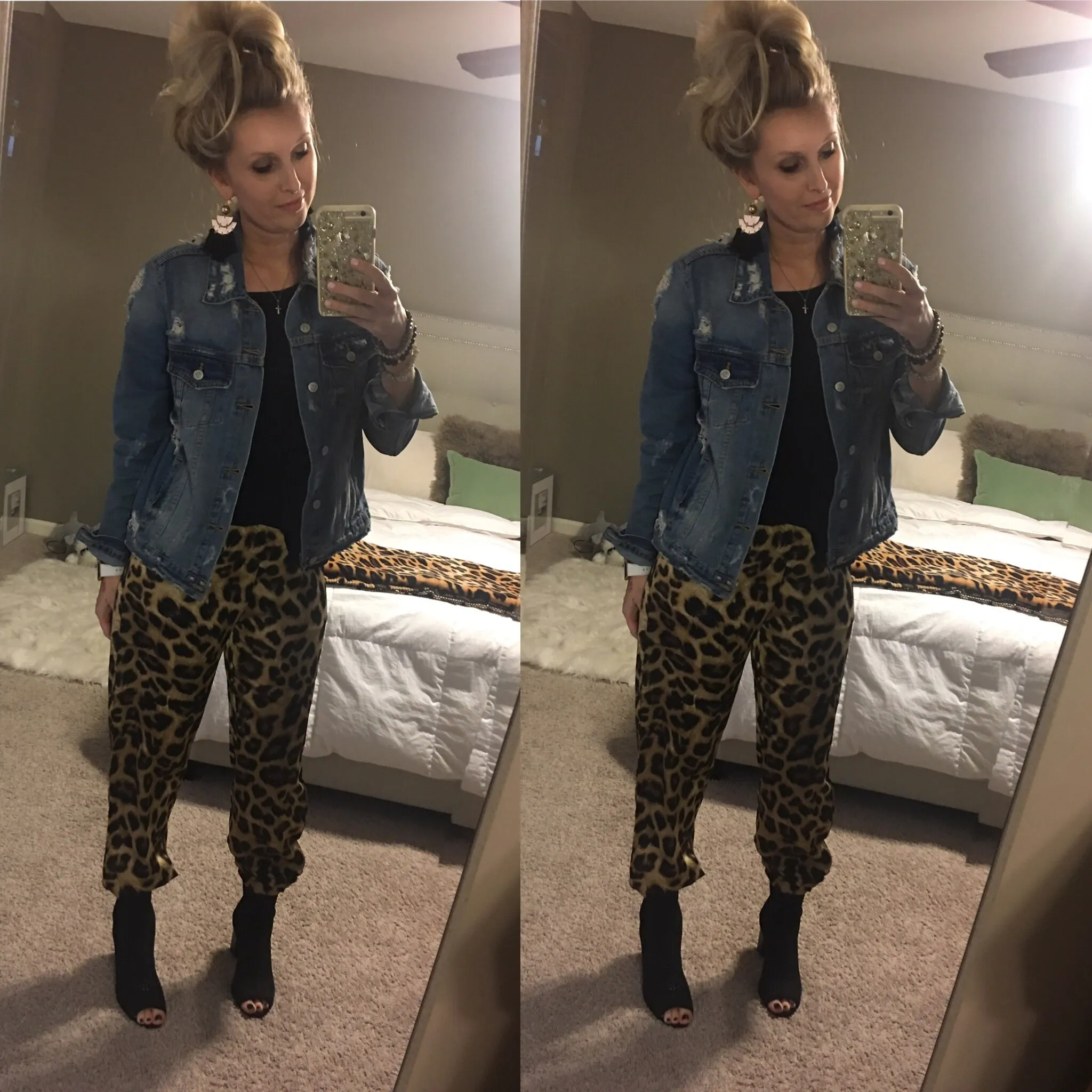 Leopard Print Joggers