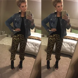 Leopard Print Joggers