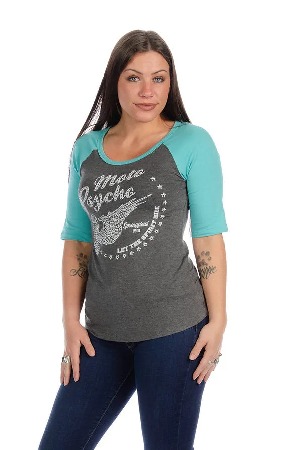 Liberty Wear Collection Tops: Moto Psycho