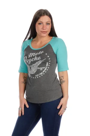 Liberty Wear Collection Tops: Moto Psycho