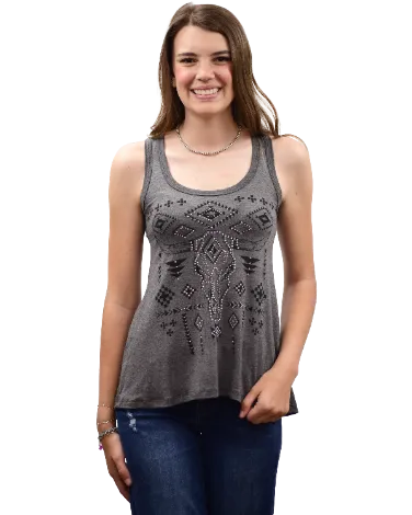 Liberty Wear Collection Tops: Steer Head Tank