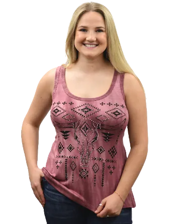 Liberty Wear Collection Tops: Steer Head Tank