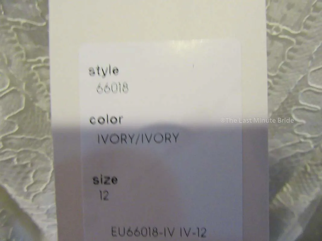 Lillian West Style 66018 (multiple sizes avail)