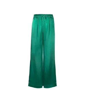 Lounge Wide Leg Pant -  Shamrock Green