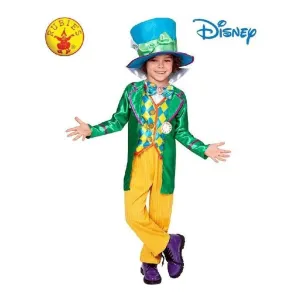 Mad Hatter Boys Deluxe Costume Size 3 5