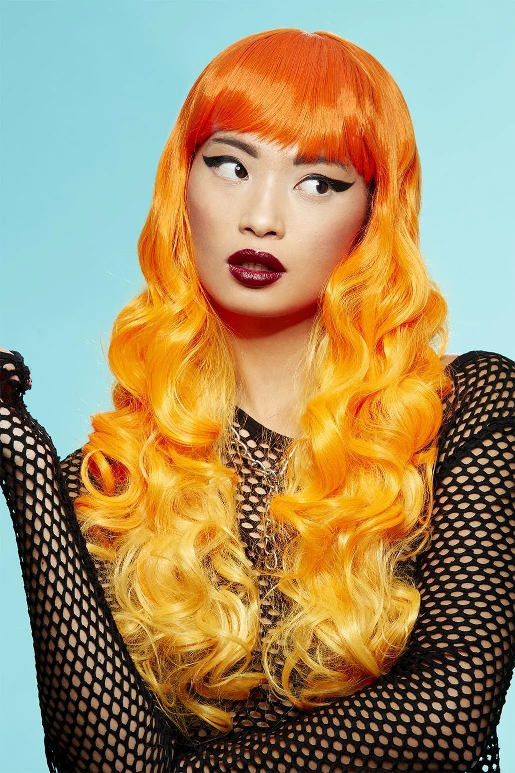 Manic Panic Psychedelic Sunrise Siren Wig