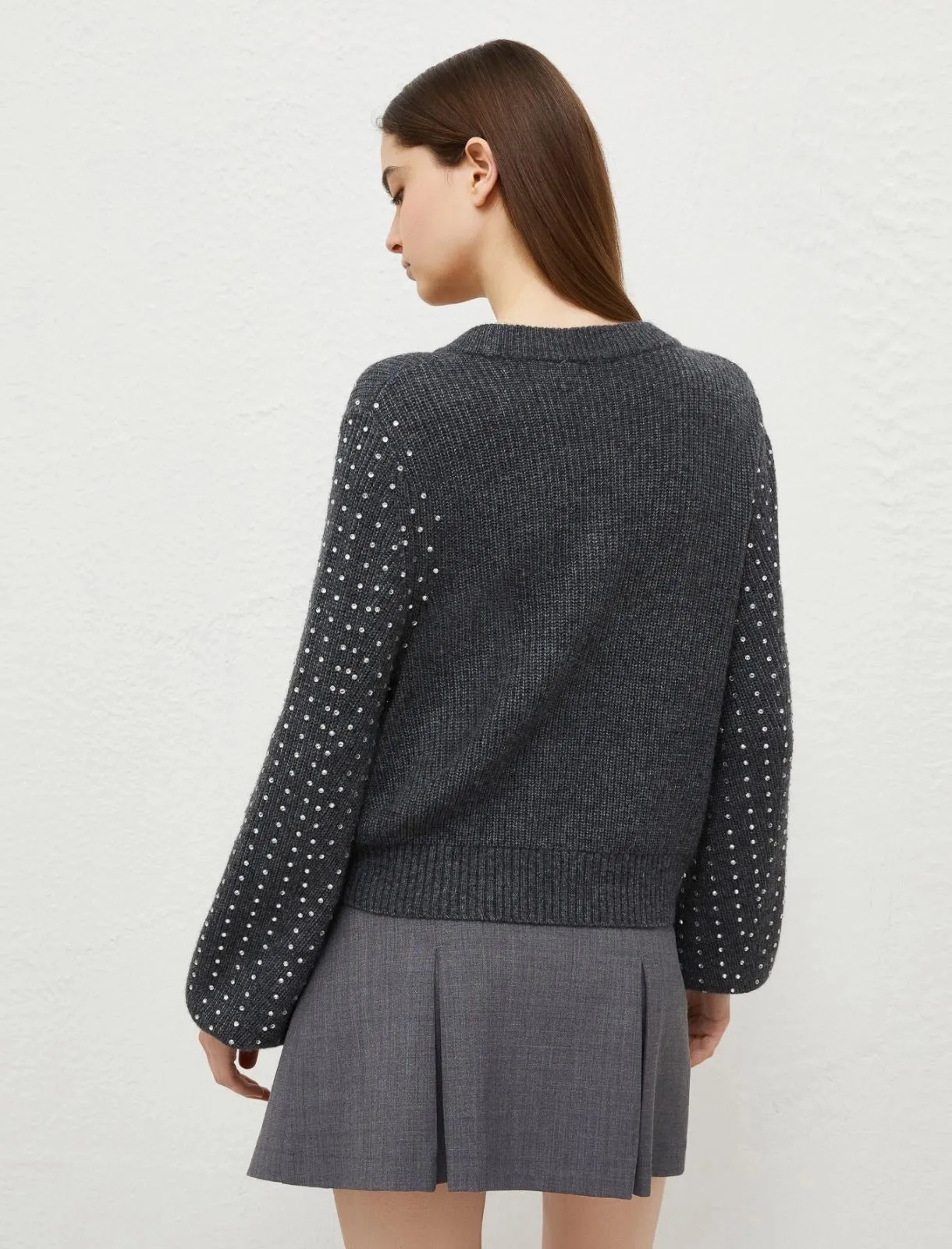 Marella Molo Sweater in Dark Grey