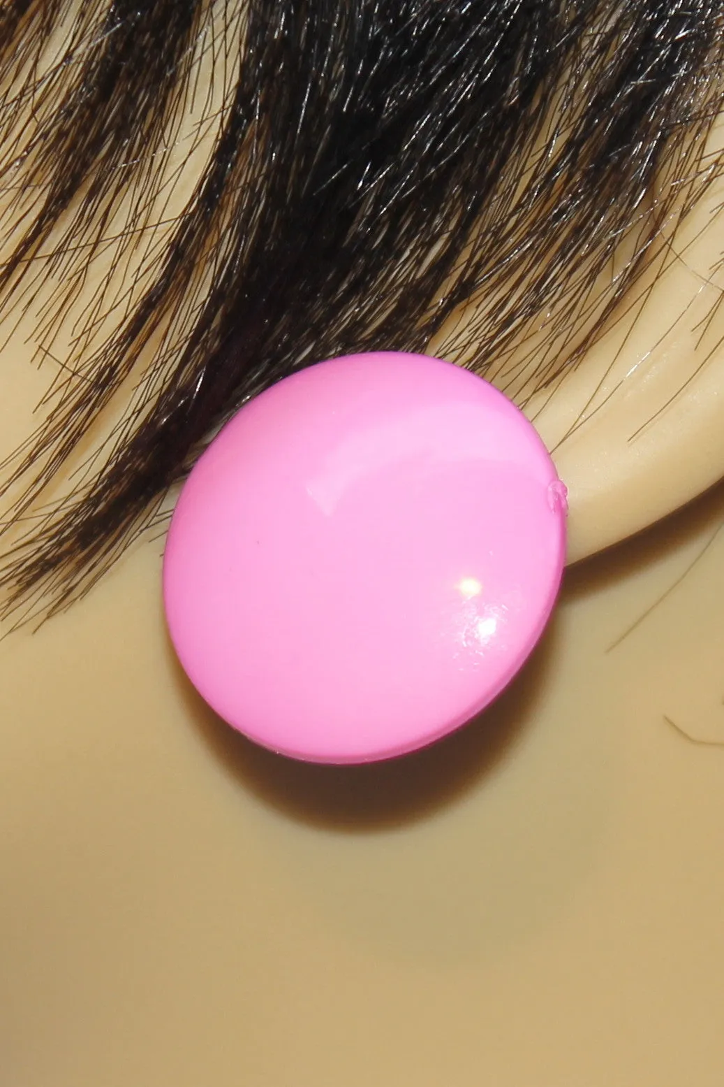 Medium Button Earrings