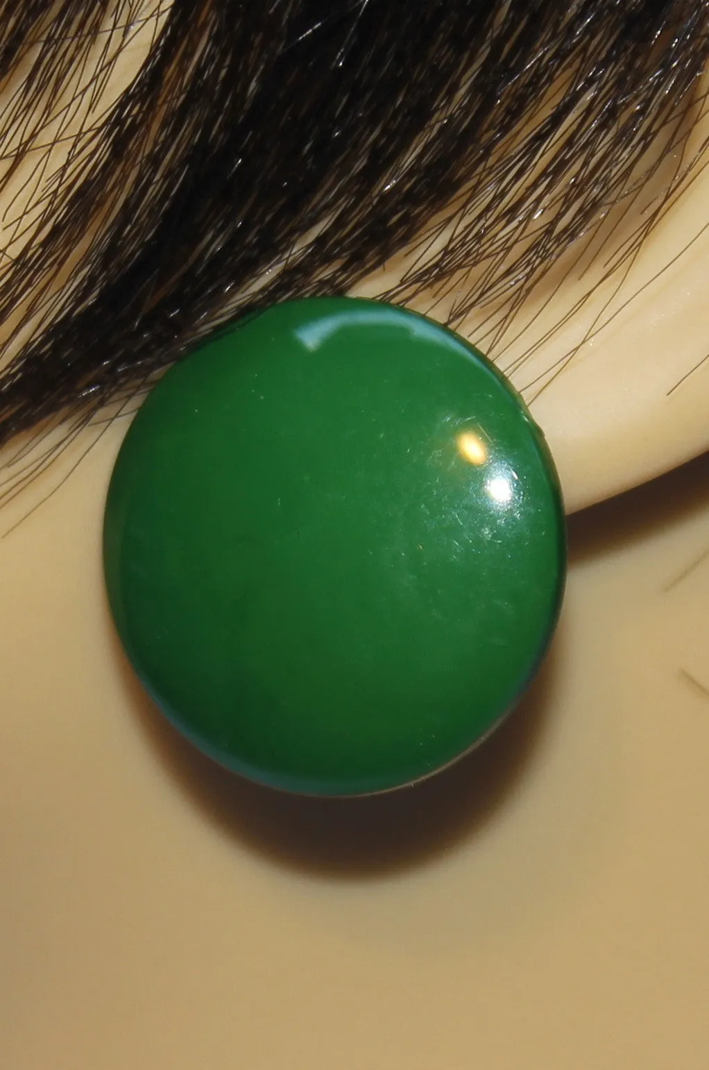 Medium Button Earrings