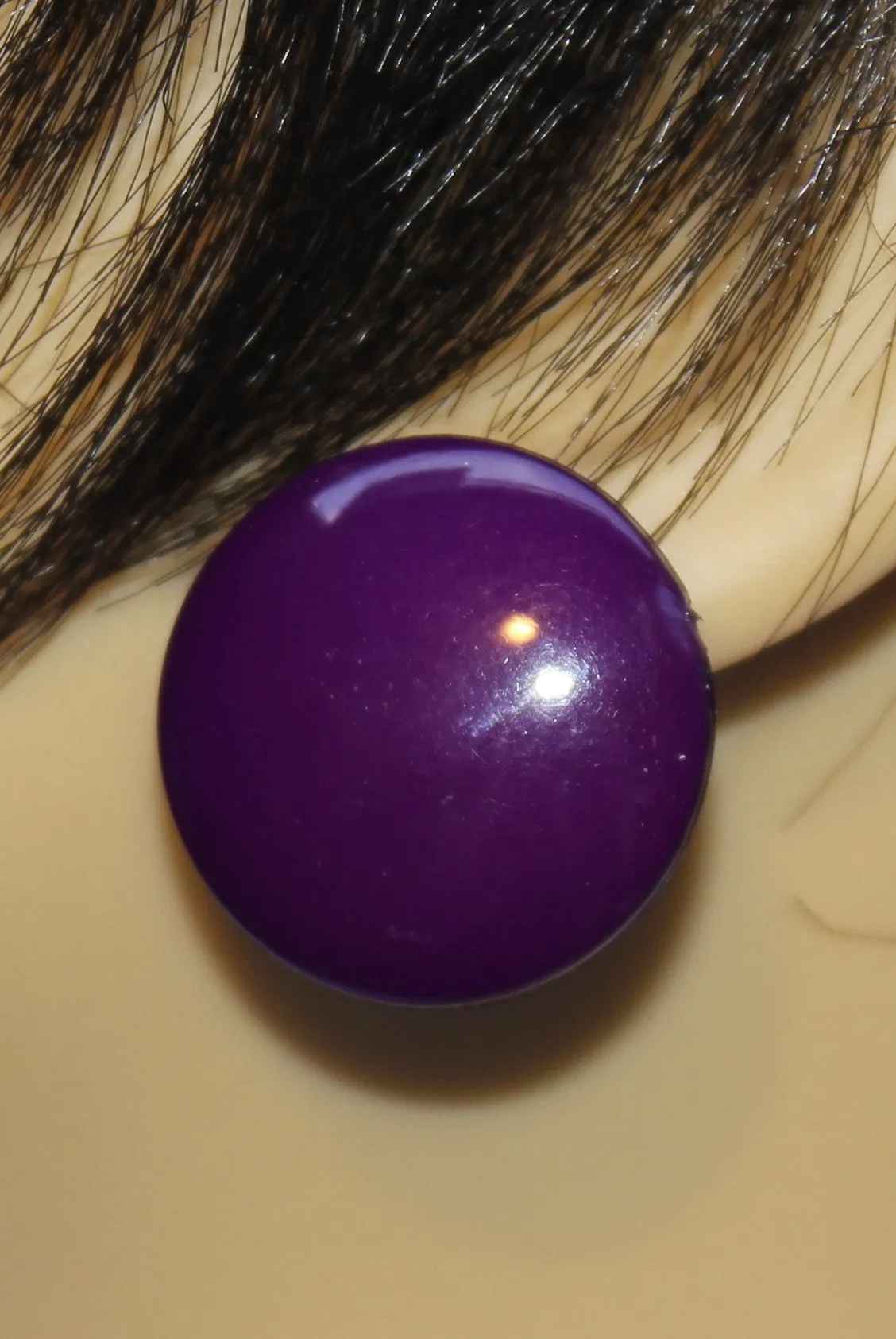 Medium Button Earrings