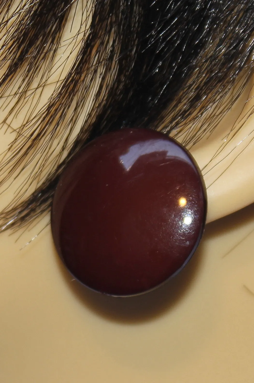 Medium Button Earrings