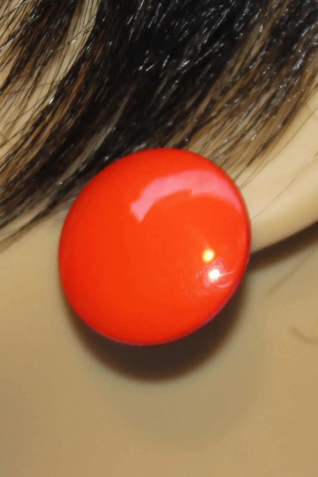 Medium Button Earrings