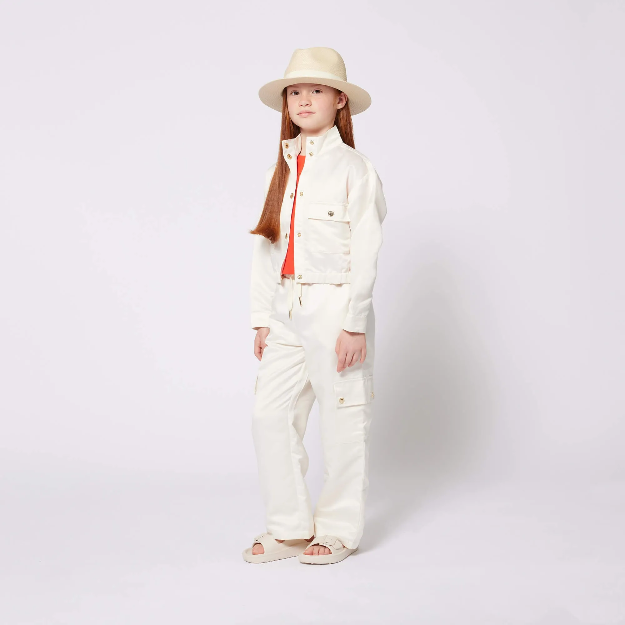 Michael Kors Cream Satin Pants