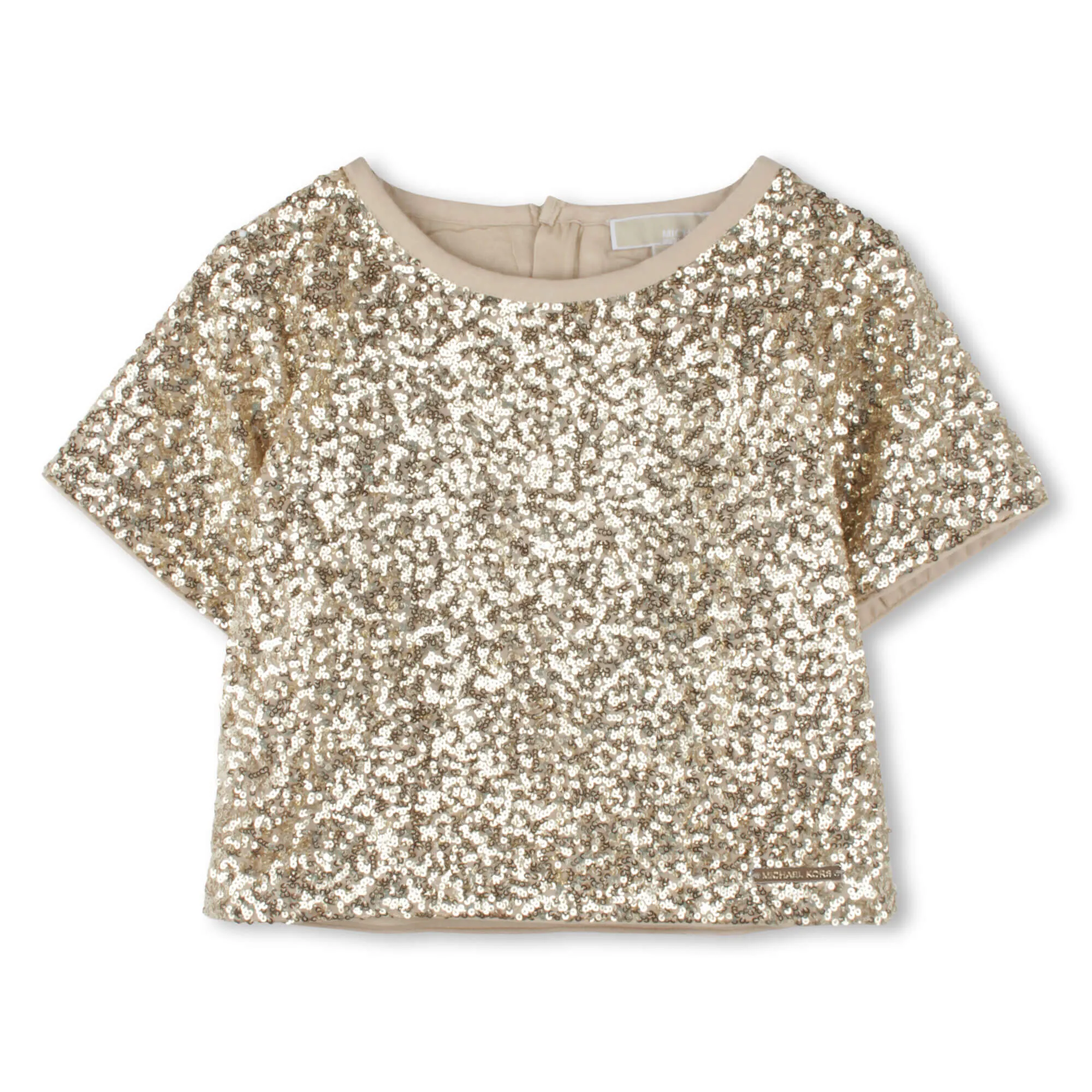 Michael Kors Gold Sequin Blouse