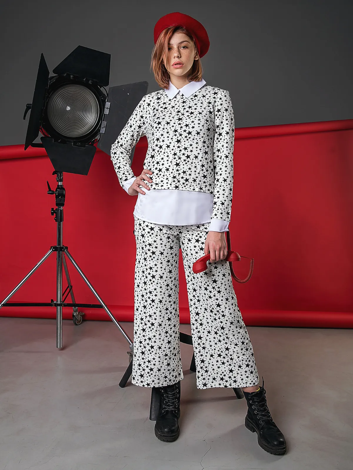 Mommy & Me Stellar Star Dressy Pant Set by Kids Couture