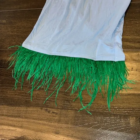 NWT WeWoreWhat Feather Pull-On Pants