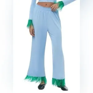 NWT WeWoreWhat Feather Pull-On Pants