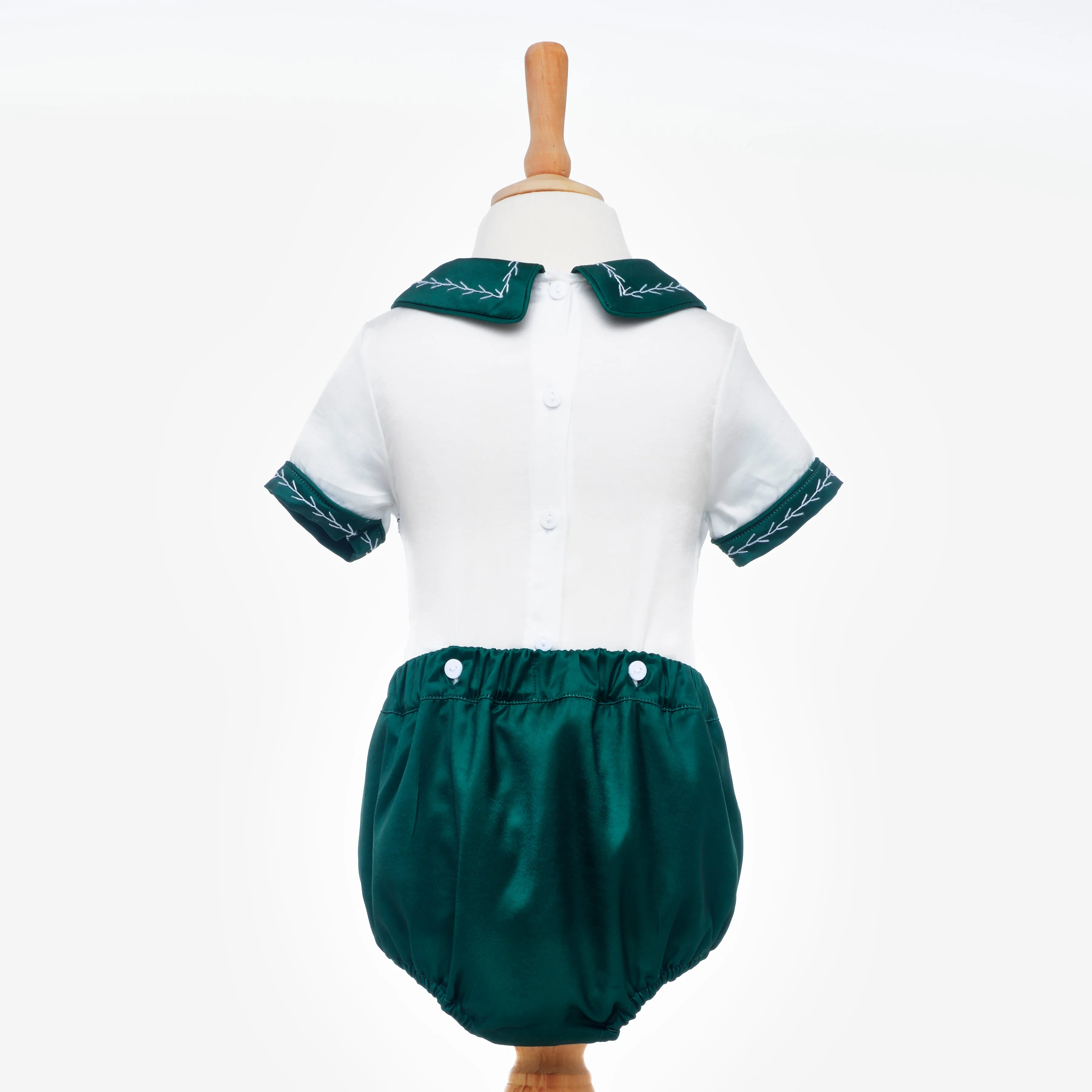 Ocean Baby Exclusive Emerald Satin Buster Suit (3M-3Yrs)