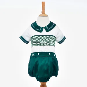 Ocean Baby Exclusive Emerald Satin Buster Suit (3M-3Yrs)
