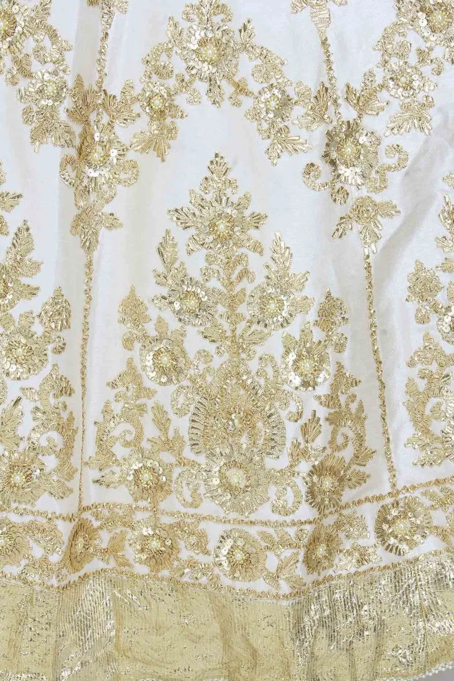 Offwhite Gotta Patti Anarkali