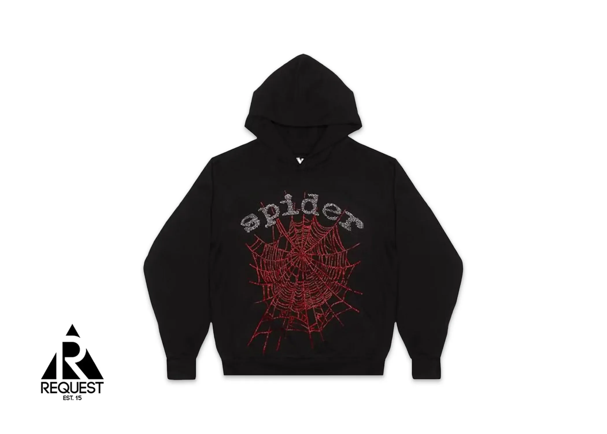 OG Rhinestone Logo Hoodie “Black"