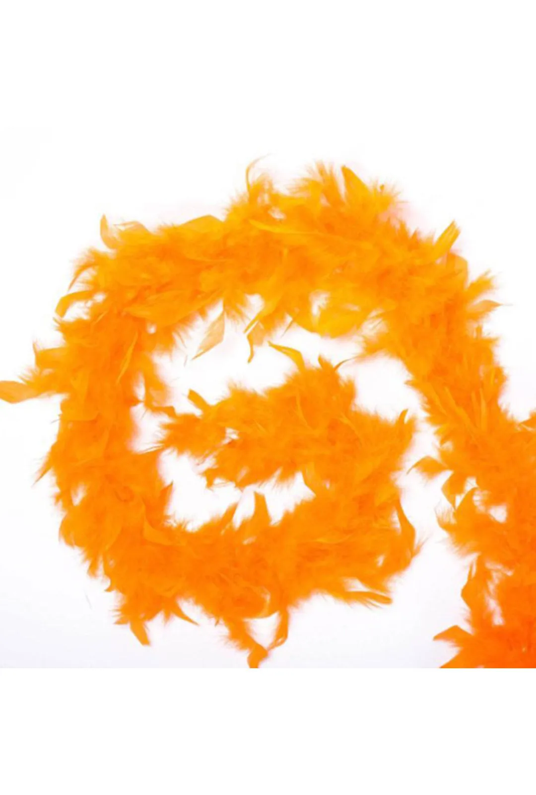 Orange Feather Boa