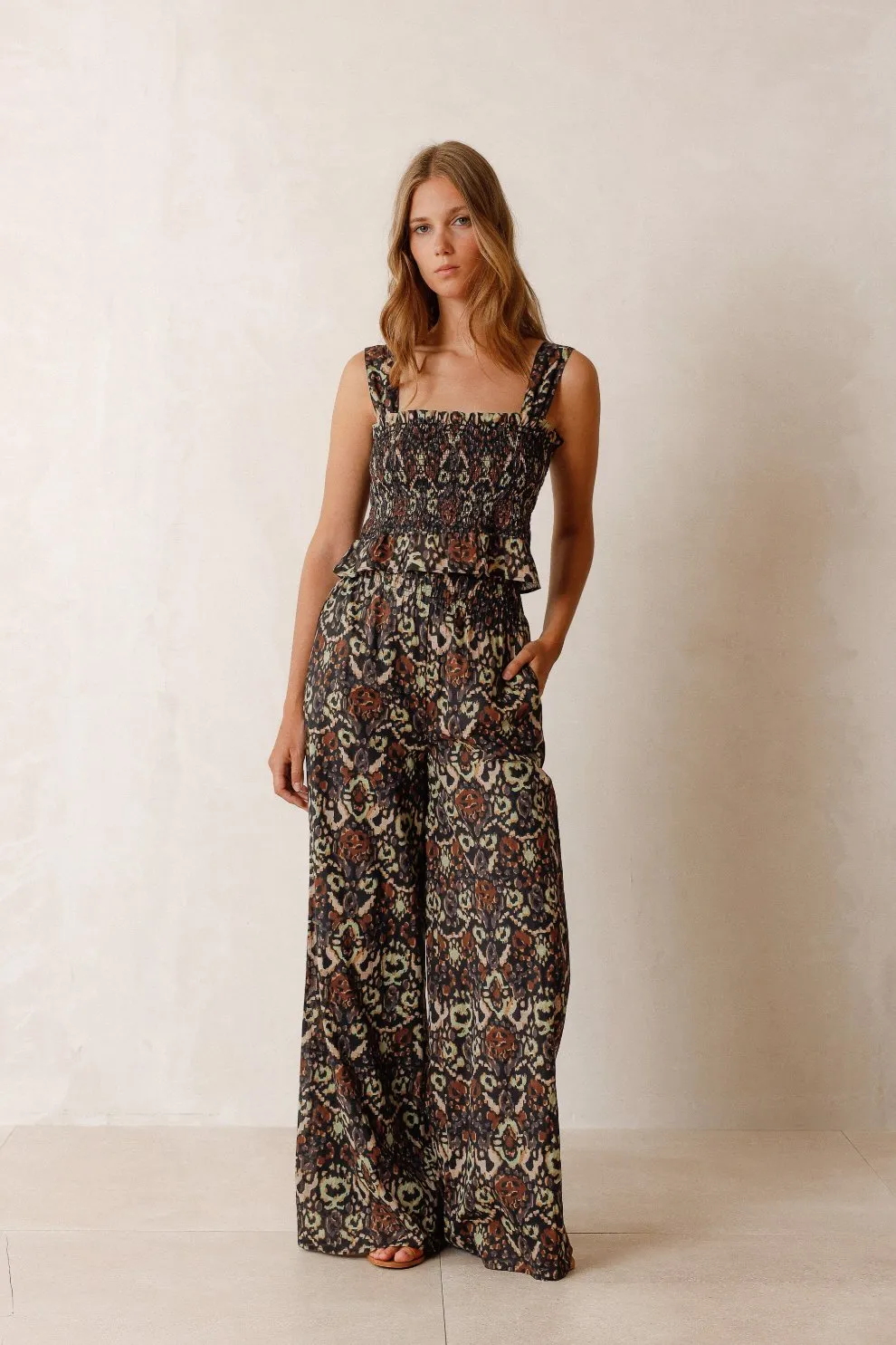 Palazzo Pant Aztec Print