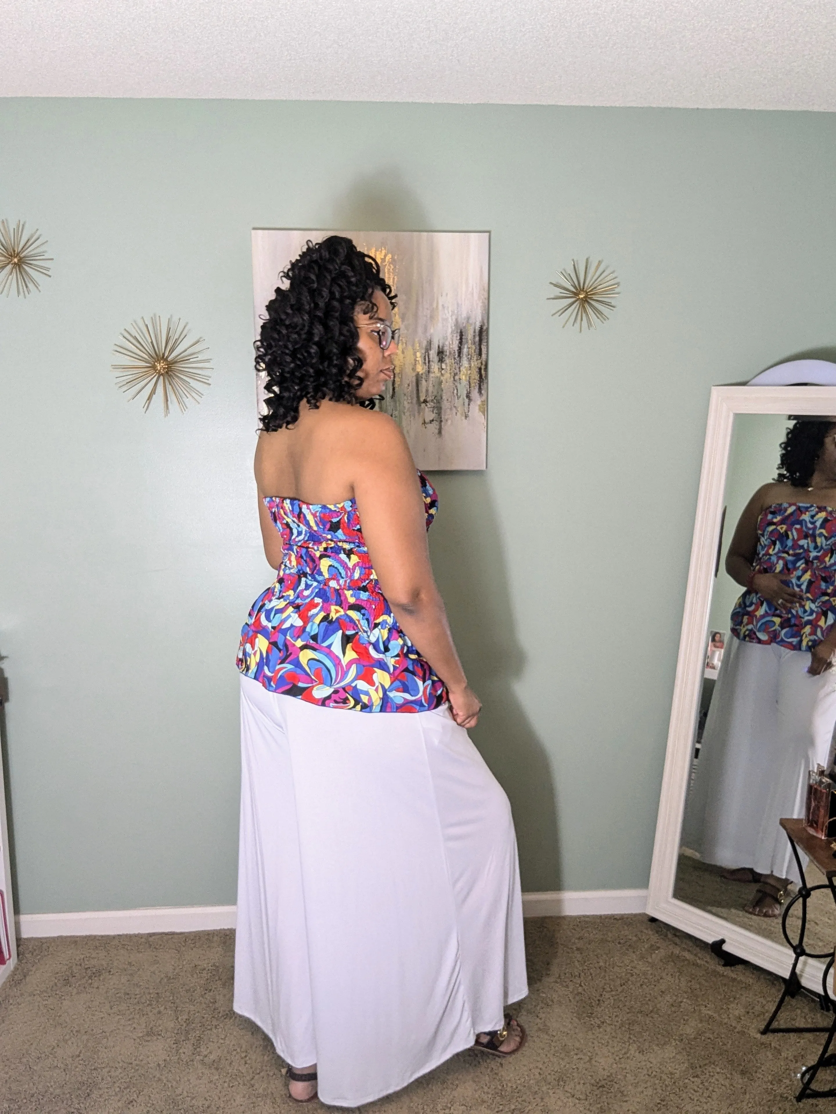Palazzo Pants (White)