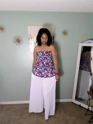 Palazzo Pants (White)