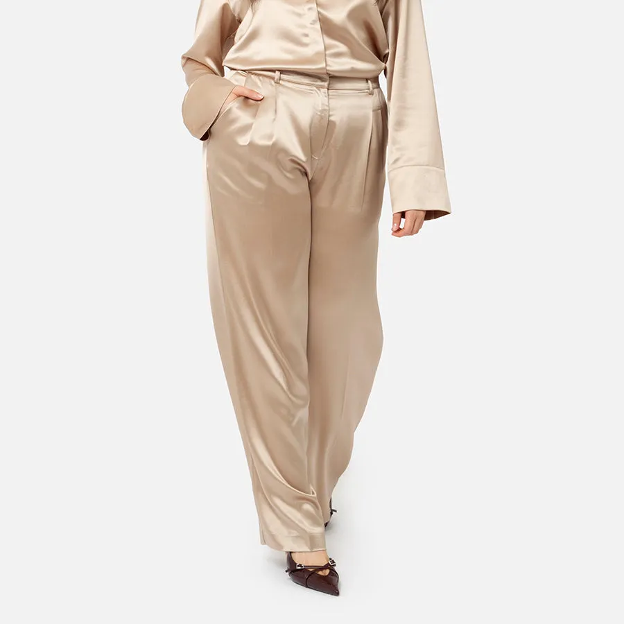 Pantalón de vestir de Satin