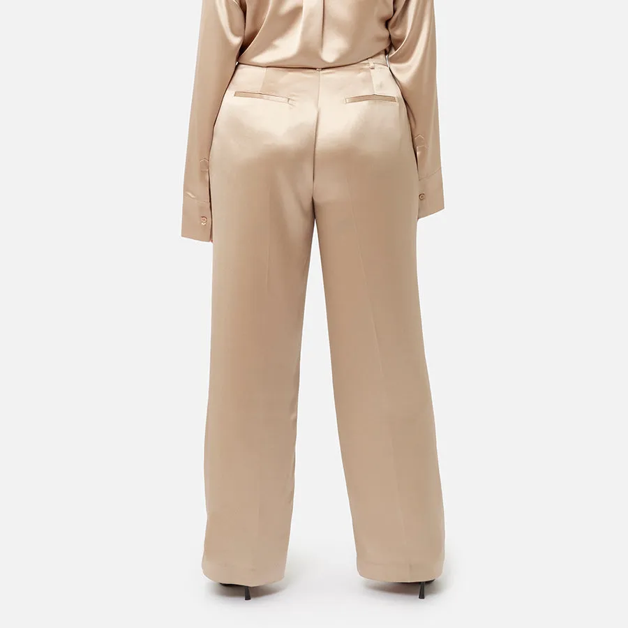 Pantalón de vestir de Satin